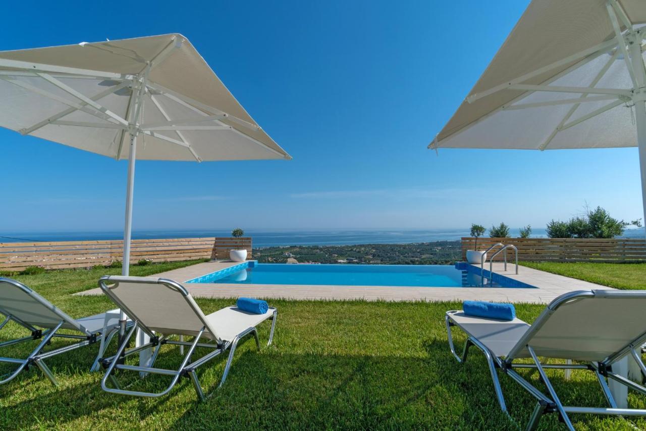 Alkistis Villa With Amazing Sea View Maroulás Extérieur photo