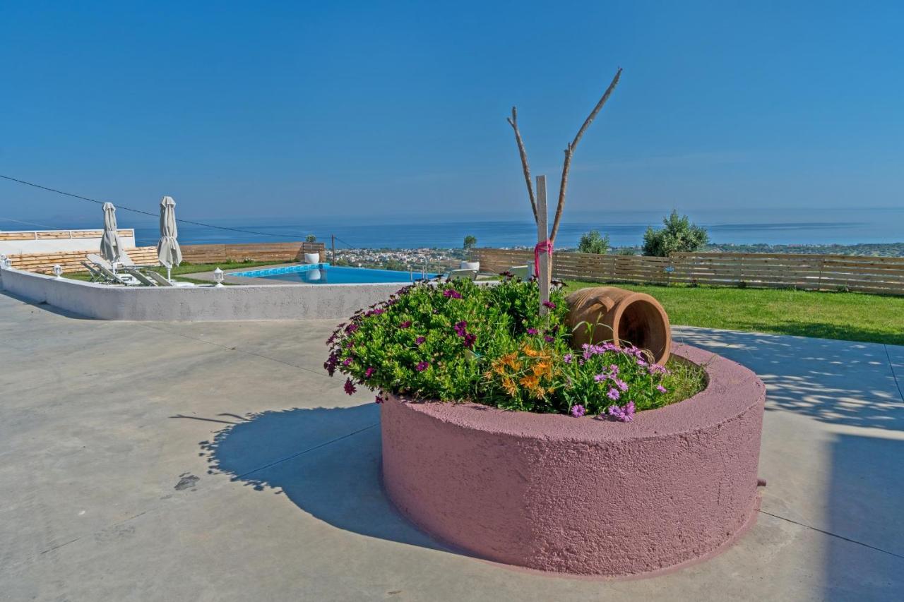 Alkistis Villa With Amazing Sea View Maroulás Extérieur photo