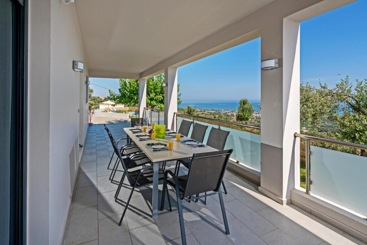 Alkistis Villa With Amazing Sea View Maroulás Extérieur photo